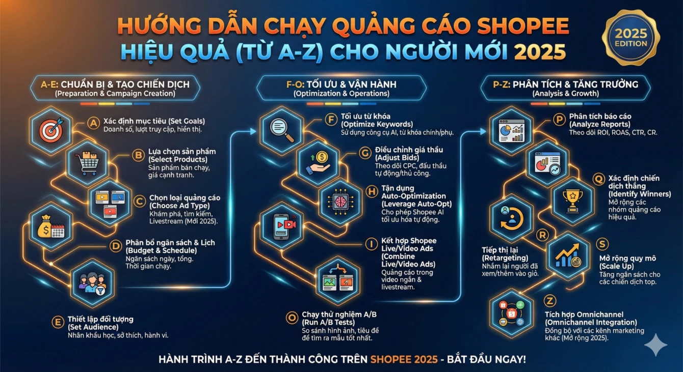 kinh nghiệm chạy quảng cáo Shopee hiệu quả