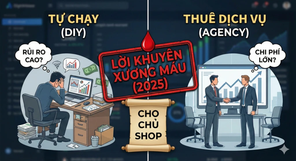 nên tự chạy quảng cáo hay thuê dịch vụ
