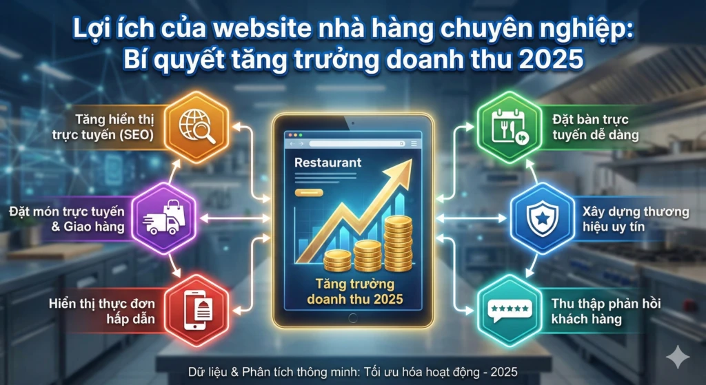 lưu ý khi thiết kế website nhà hàng
