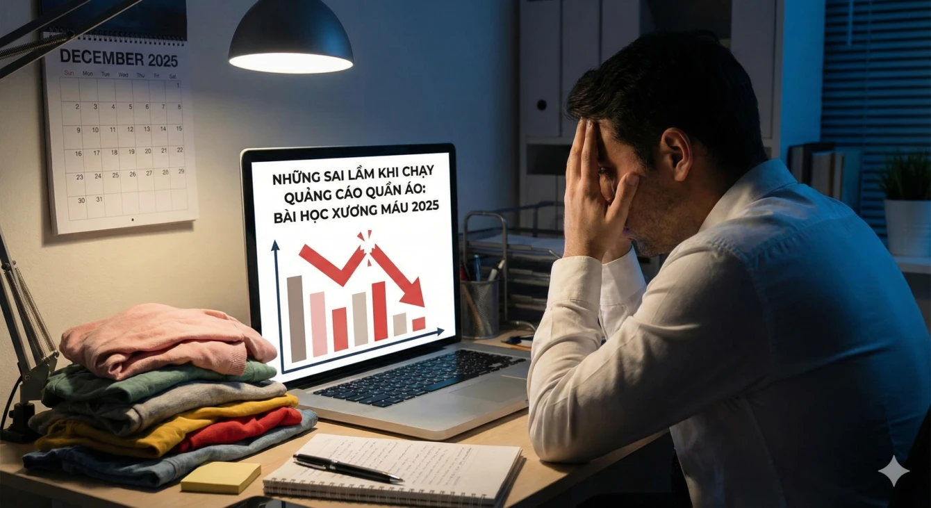 những sai lầm khi chạy quảng cáo quần áo