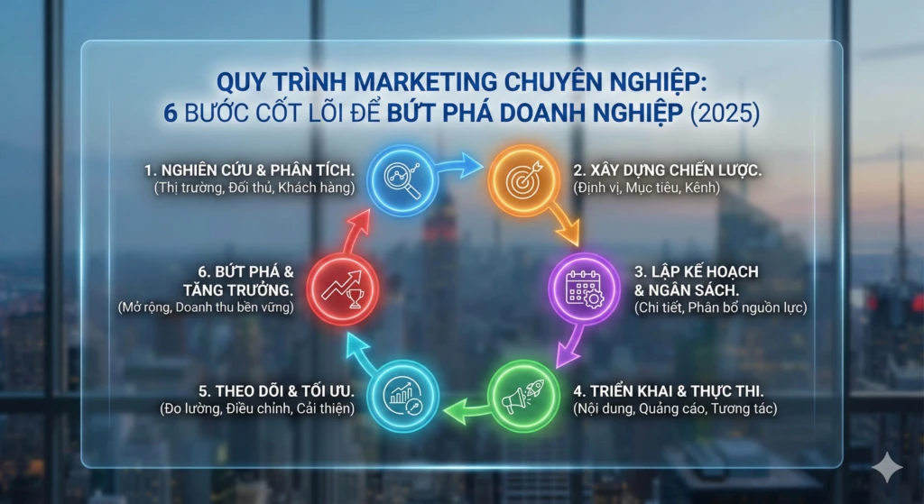 quy trình marketing chuyên nghiệp