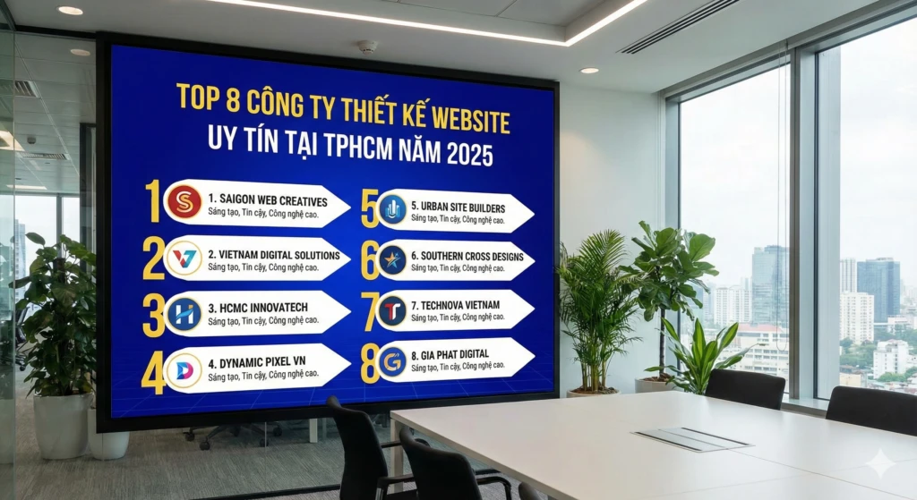 công ty thiết kế website uy tín tại TPHCM