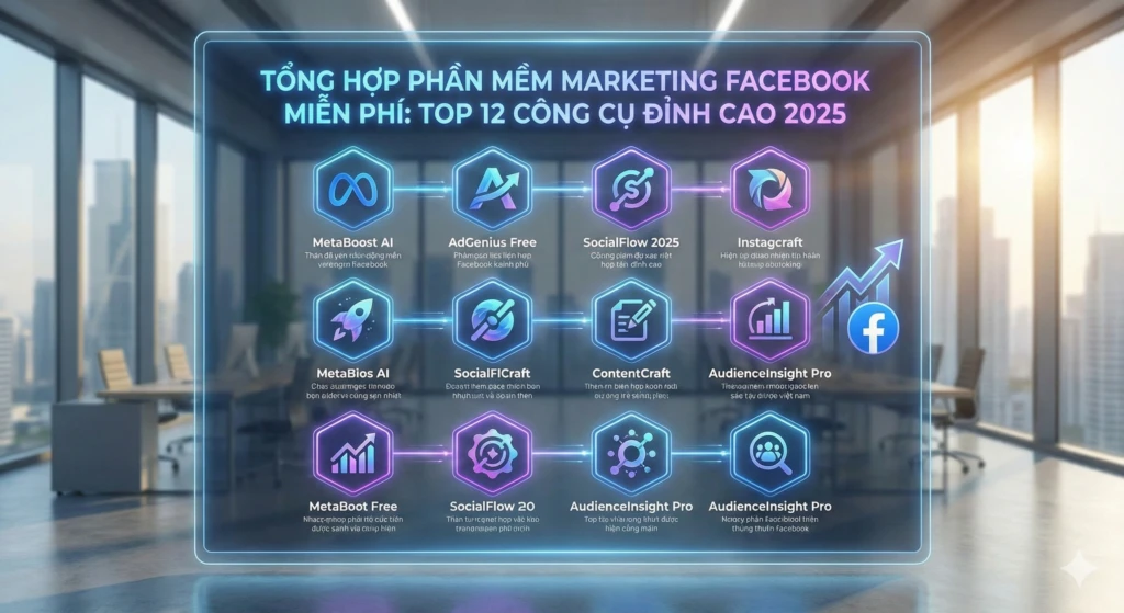 tổng hợp phần mềm marketing Facebook miễn phí