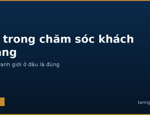 AI trong chăm sóc khách hàng và ranh giới nên đặt