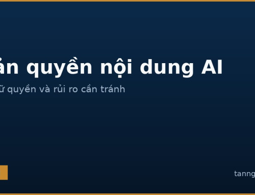 Bản quyền nội dung do AI tạo ra thuộc về ai