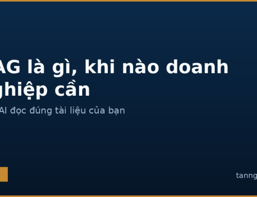 RAG là gì và khi nào doanh nghiệp cần dùng