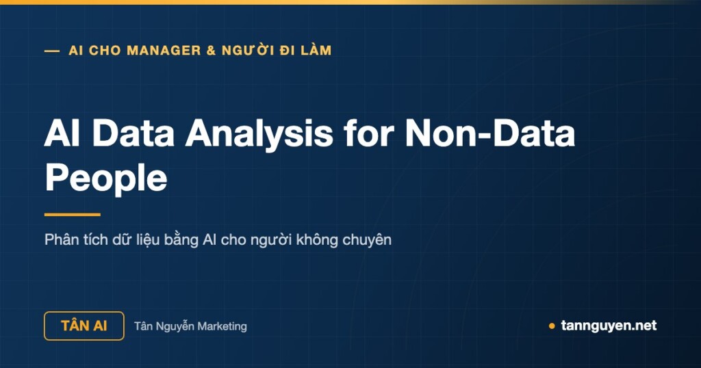 AI Data Analysis for Non-Data People - Phân tích dữ liệu bằng AI cho người không chuyên (Tân AI, tannguyen.net)