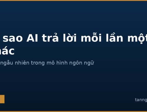 Vì sao AI trả lời mỗi lần một khác